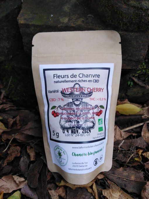 Fleurs de Chanvre CBD - WESTERN CHERRY - 5 g 