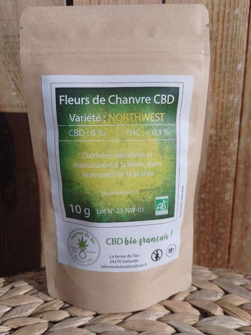 Fleurs de Chanvre CBD - NORTHWEST -  10 g